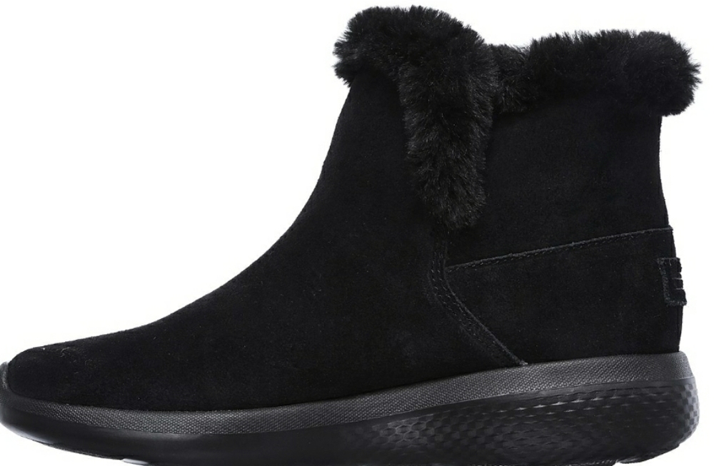 Skechers On The Go City 2-Black Suede Ankle Boot